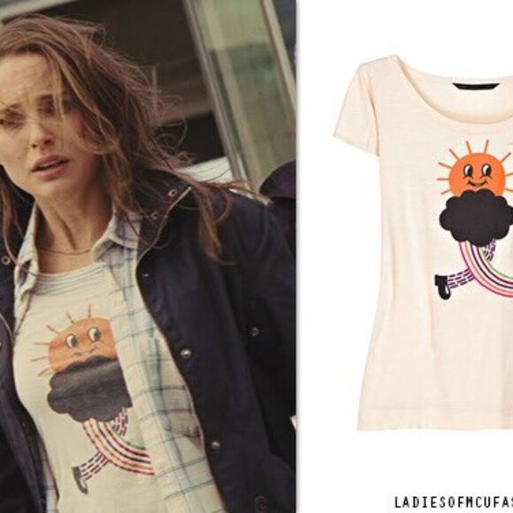 Marc by Marc Jacobs Walking Sun Graphic T-Shirt Blue - L - Picture 6 of 13